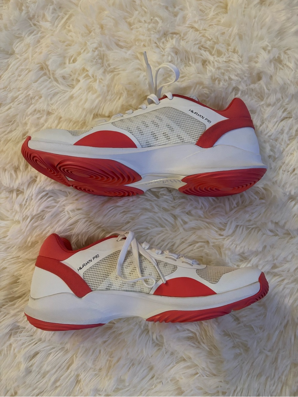 Wilson Hurakn Pro Womens Padel Pickleball Tennis Court Shoes White Pink 7.5